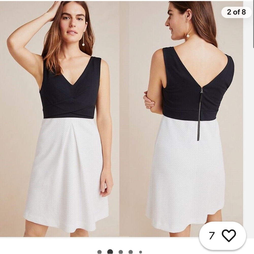 NWT Anthropologie HD in Paris Cheryl Textured Knit Dress, size 6